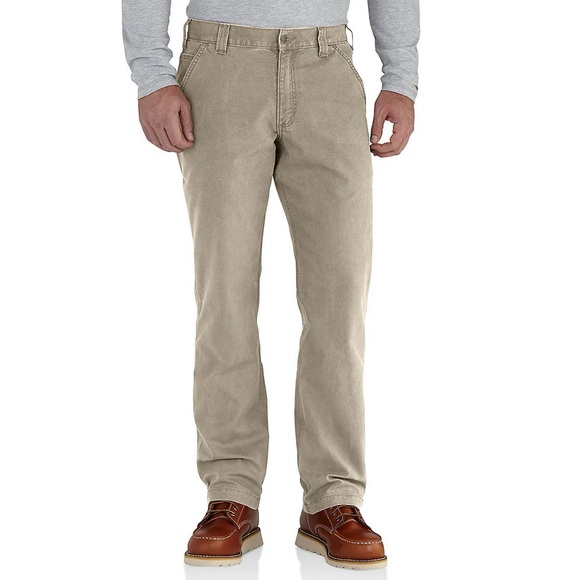 Carhartt Relaxed Fit Straight Leg Utility Pants in Tan - Picture 1 of 8